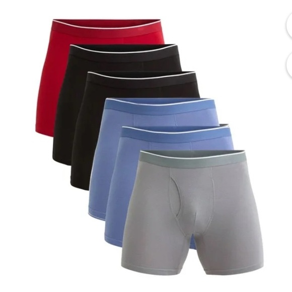 George Other - 6-Pack GEORGE Boxer Briefs Underwear Tag-Free Moisture Wicking Men's M 32-34